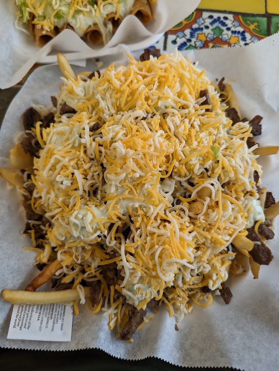 Carne Asada Fries with American Guacamole